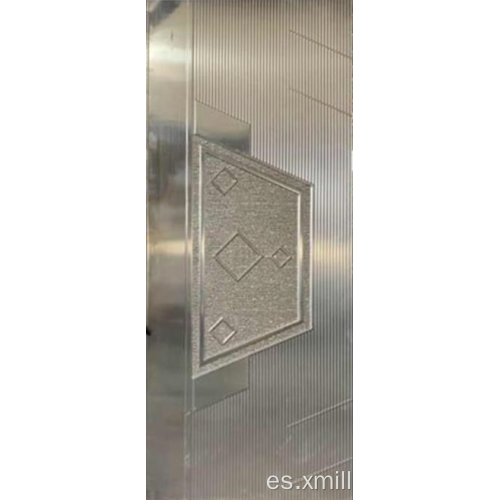 Elegante Diseño Panel de puerta de acero estampado